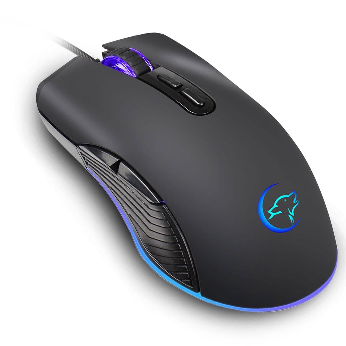 TSV Gaming Mouse Wired, USB Optical Computer Mice with RGB Backlit, 4 Adjustable DPI